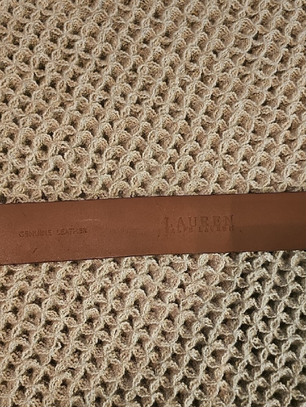 VINTAGE Lauren X Ralph Lauren Concho Turquoise Leather Belt - Picture 2 of 3